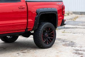 Chevrolet Silverado 1500 Fender Flares - Rough Country - Defender - GCN Victory Red - '14-'18